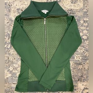 Lemieux Hunter Green Jacket and Saddle pad, women’s size s and saddle pad s/m